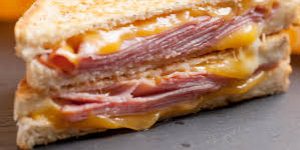 grilled ham and cheese sandwich